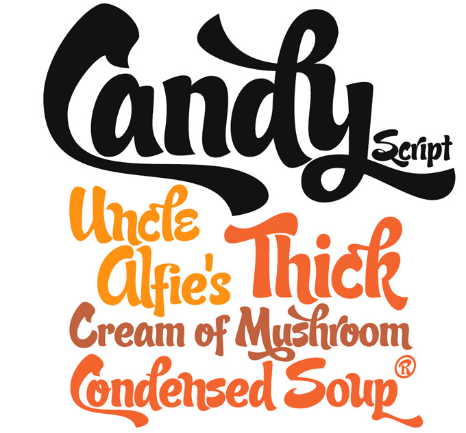 free candy font